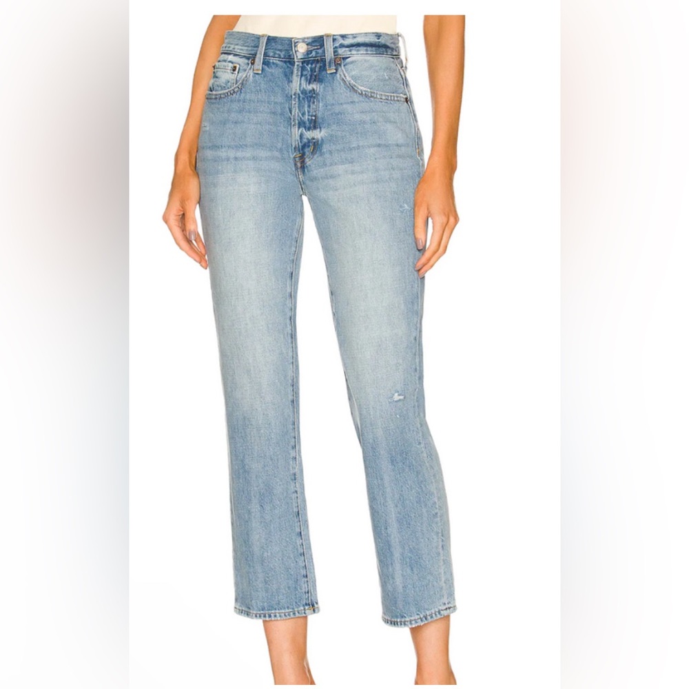 Pistola Charlie High Rise Straight Leg Jean New
